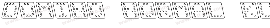 Domino normal kursiv omrids字体转换
